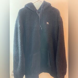 Men’s Sherpa zip up hoodie vans